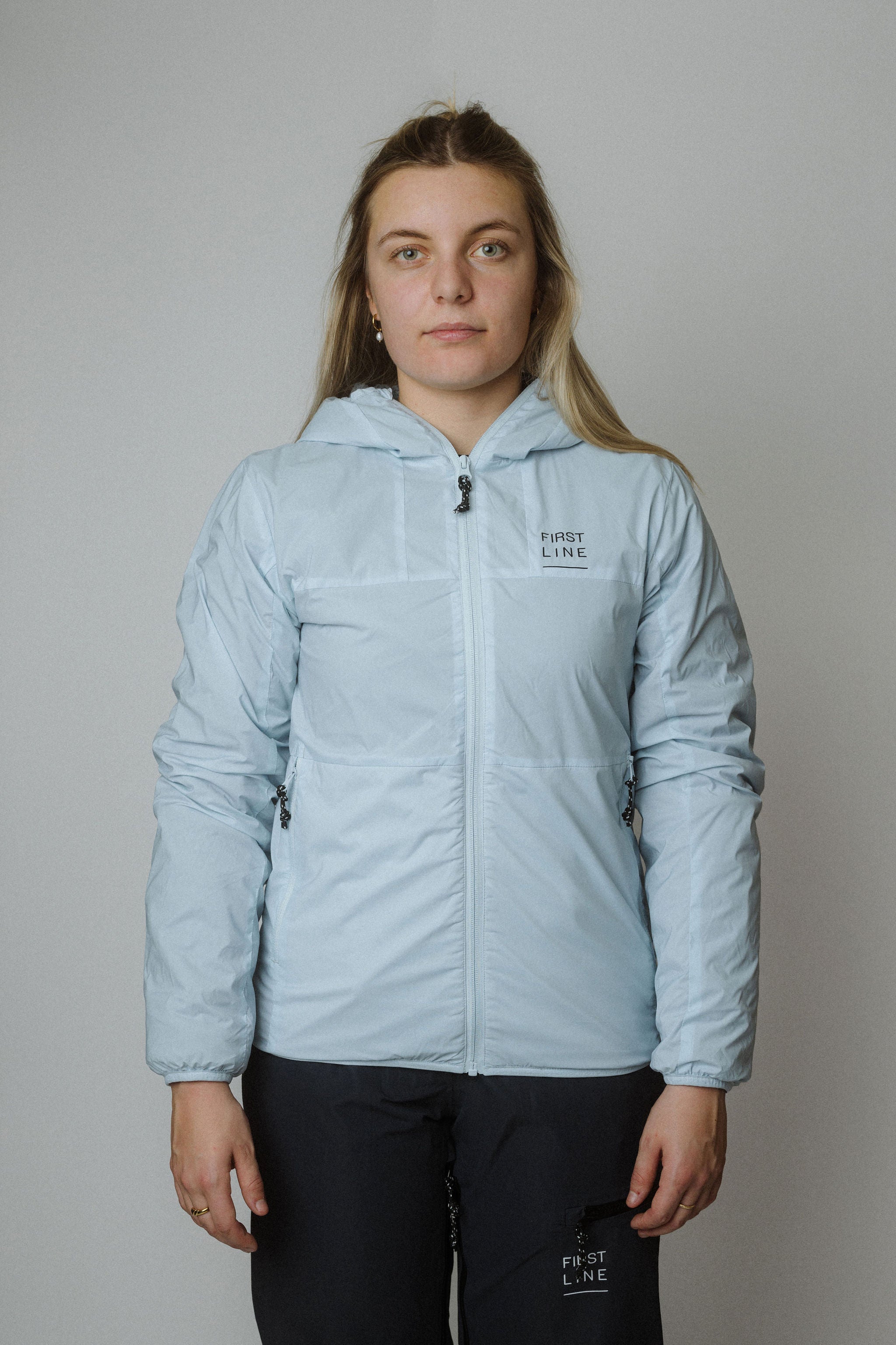 Bliss Hybridjacket Polartecalpha_women_ice blue_front view