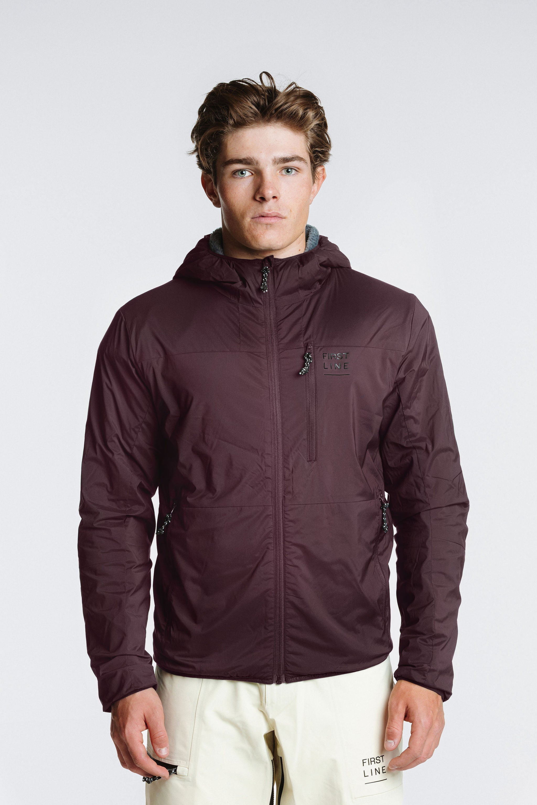 Bliss Hybridjacket Polartecalpha_men_cacao powder_frontview