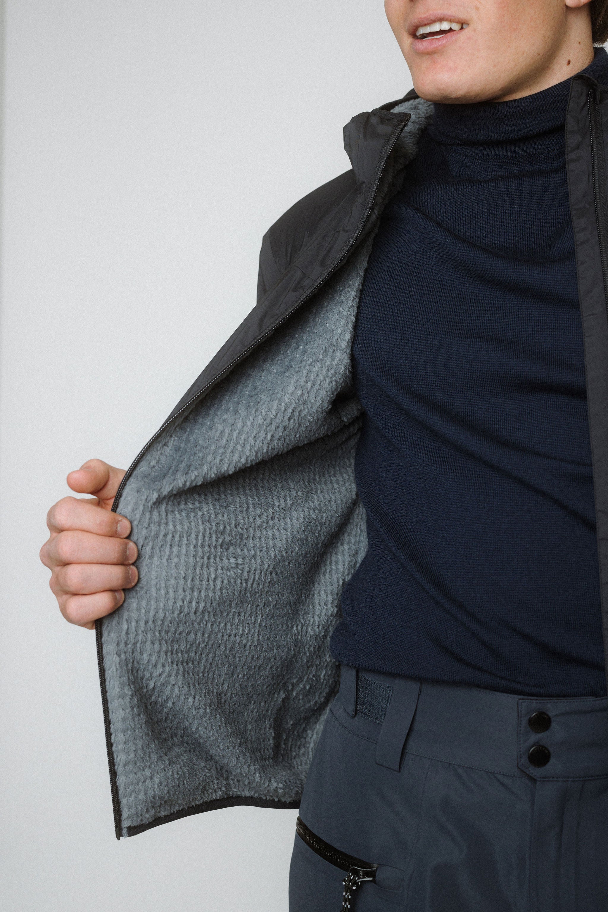 Bliss Hybridjacket Polartecalpha_men_primal olive_inside view