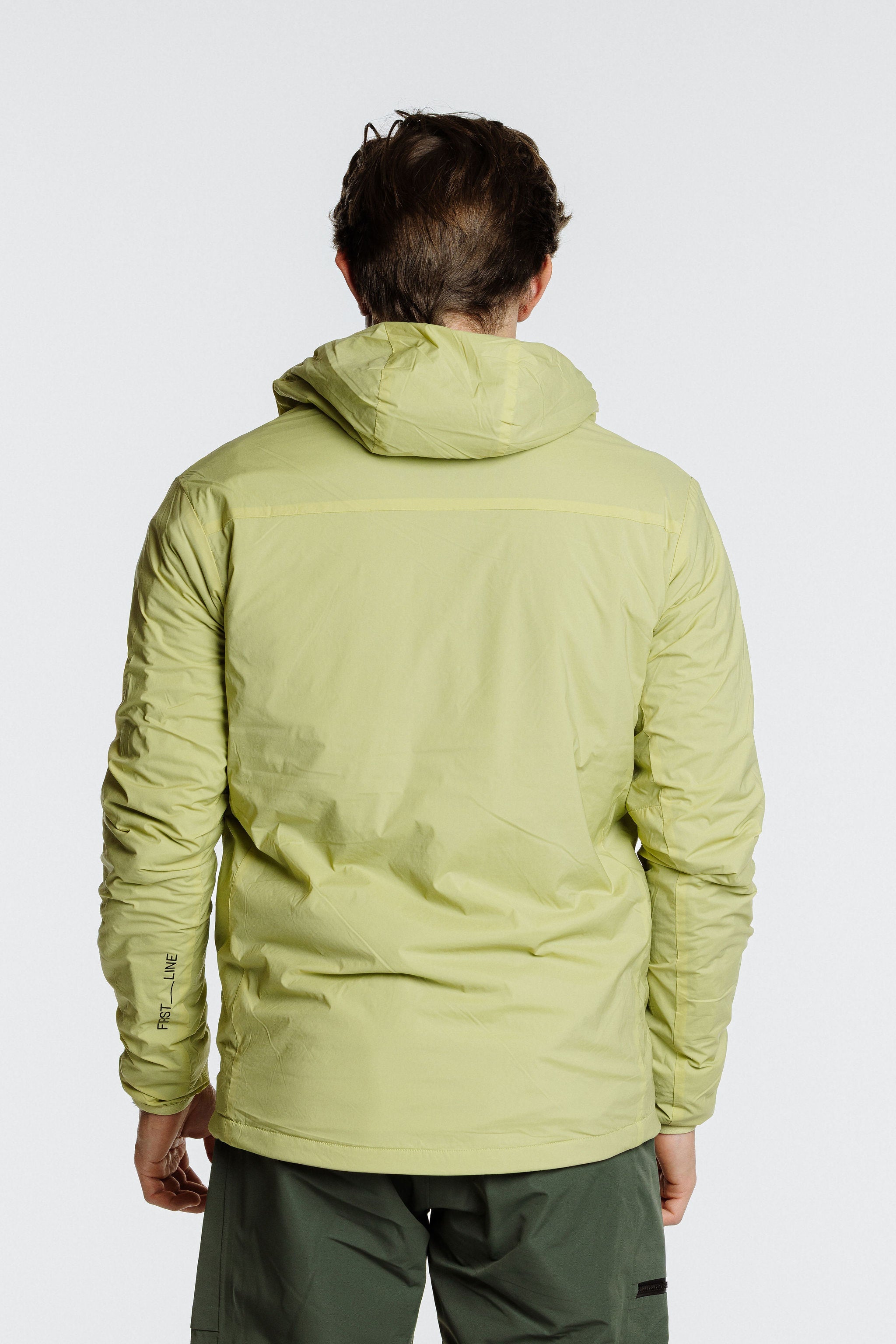 Bliss Hybridjacket Polartecalpha_men_optic green_backview