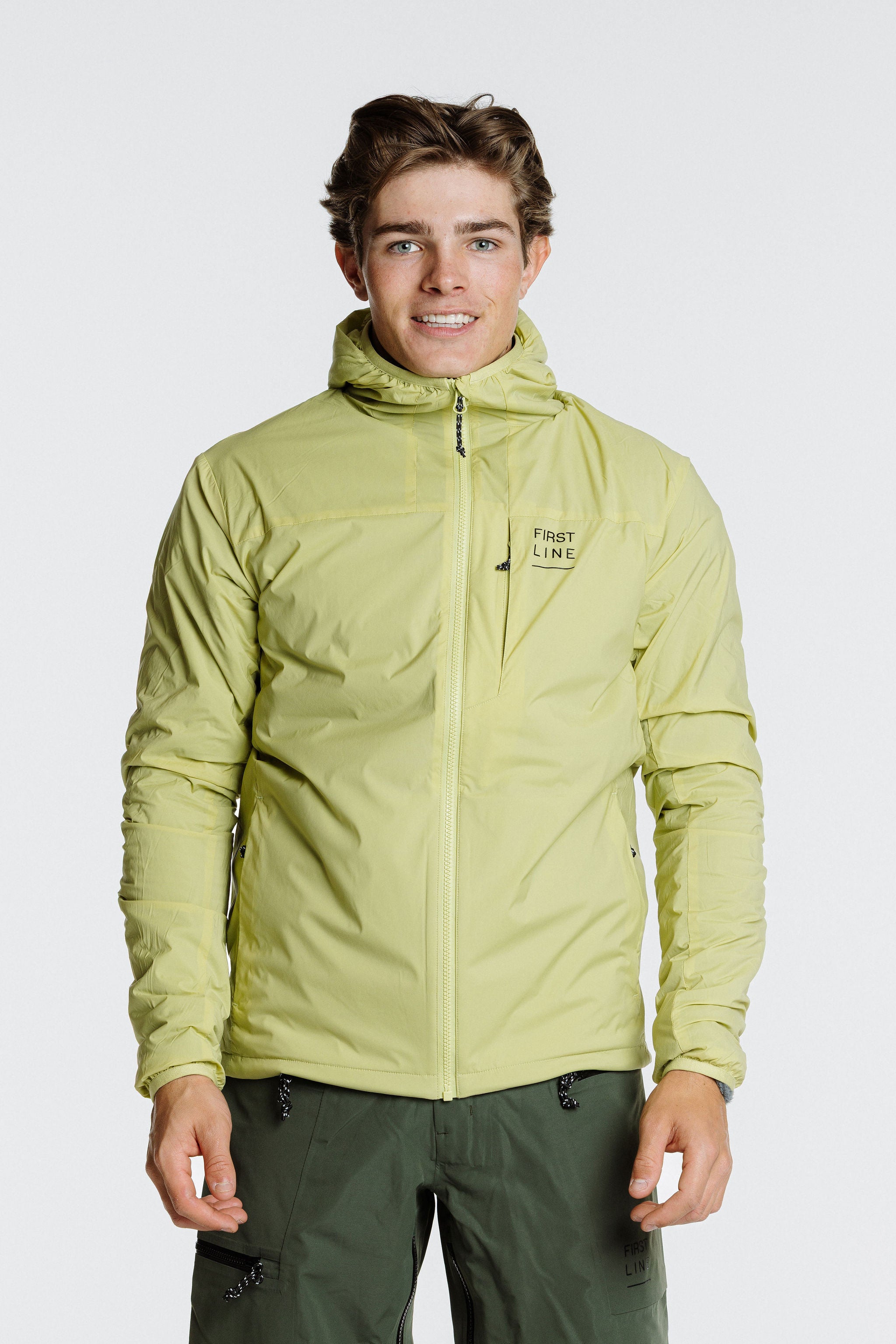 Bliss Hybridjacket Polartecalpha_men_optic green_frontview