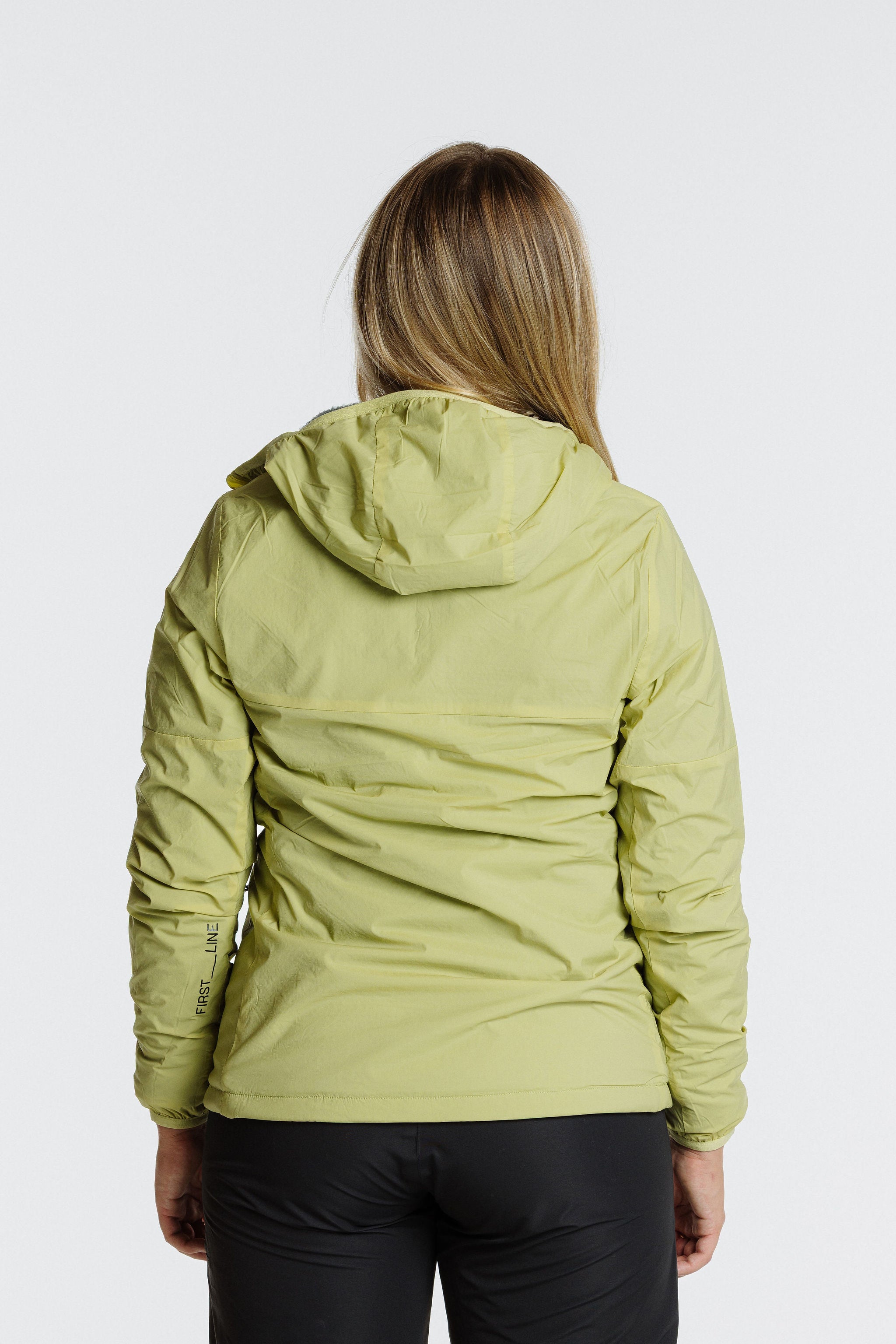 Bliss Hybridjacket Polartecalpha_women_optic green_backview
