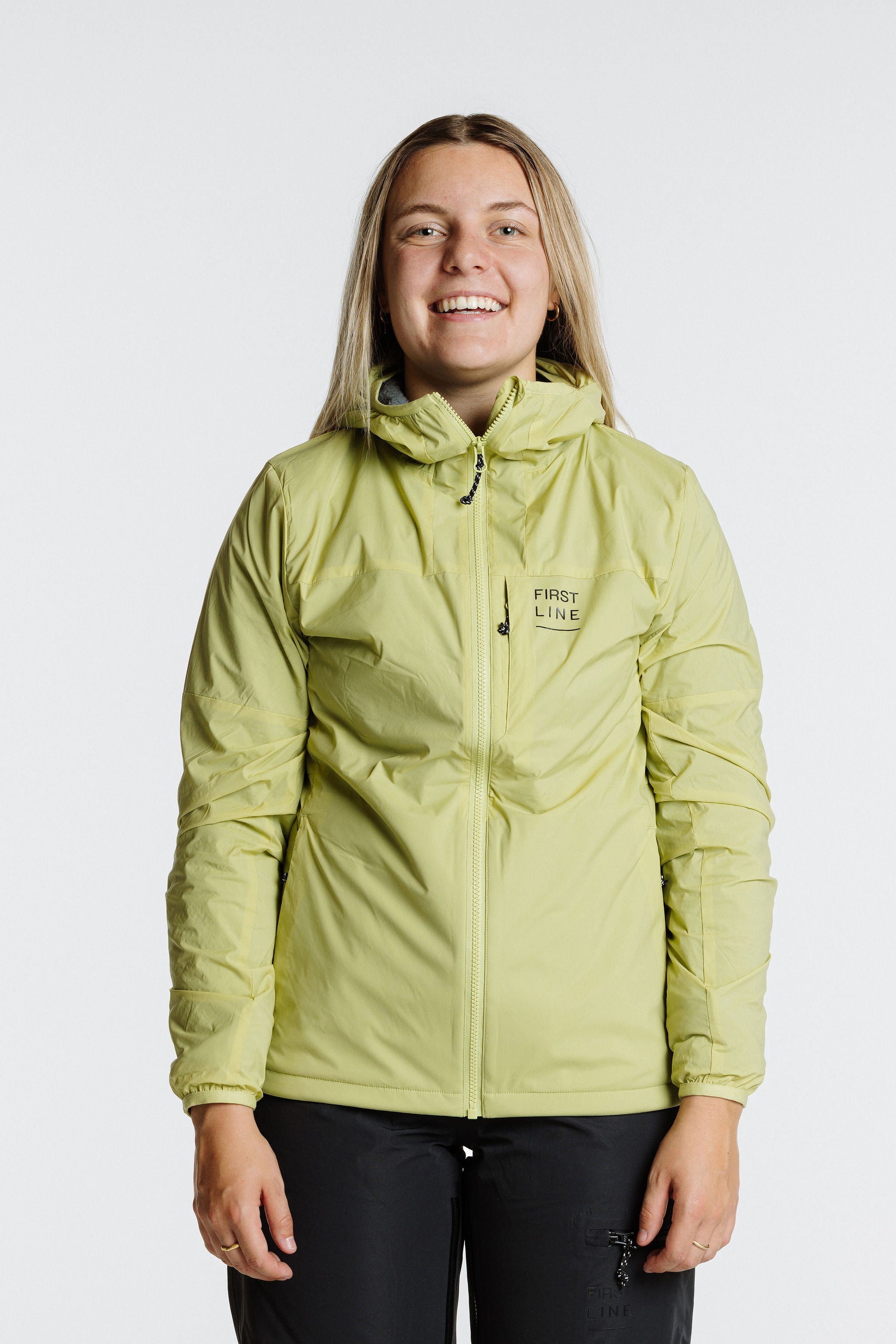 Bliss Hybridjacket Polartecalpha_women_optic green_frontview