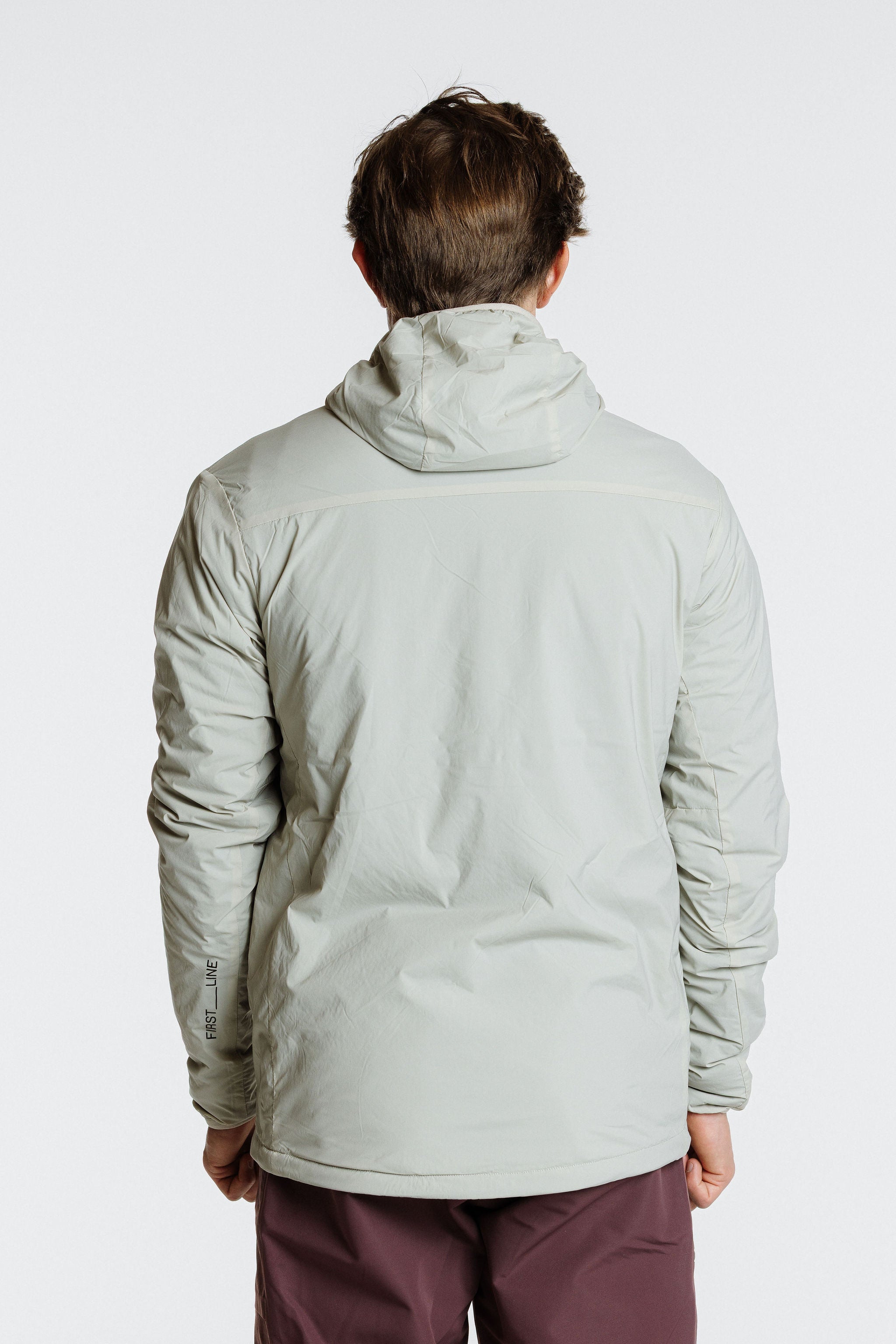 Bliss Hybridjacket Polartecalpha_men_agate stone_back view