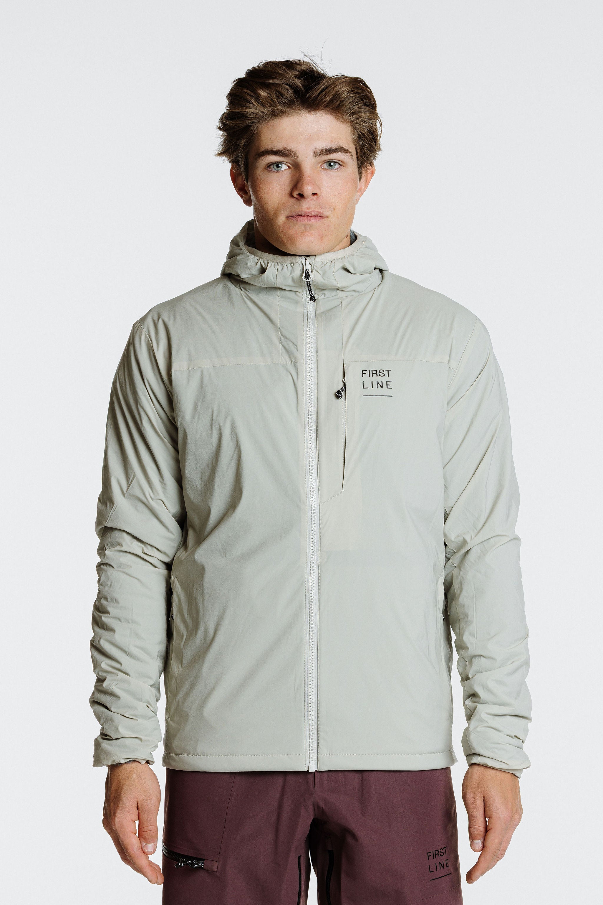 Bliss Hybridjacket Polartecalpha_men_agate stone_frontview