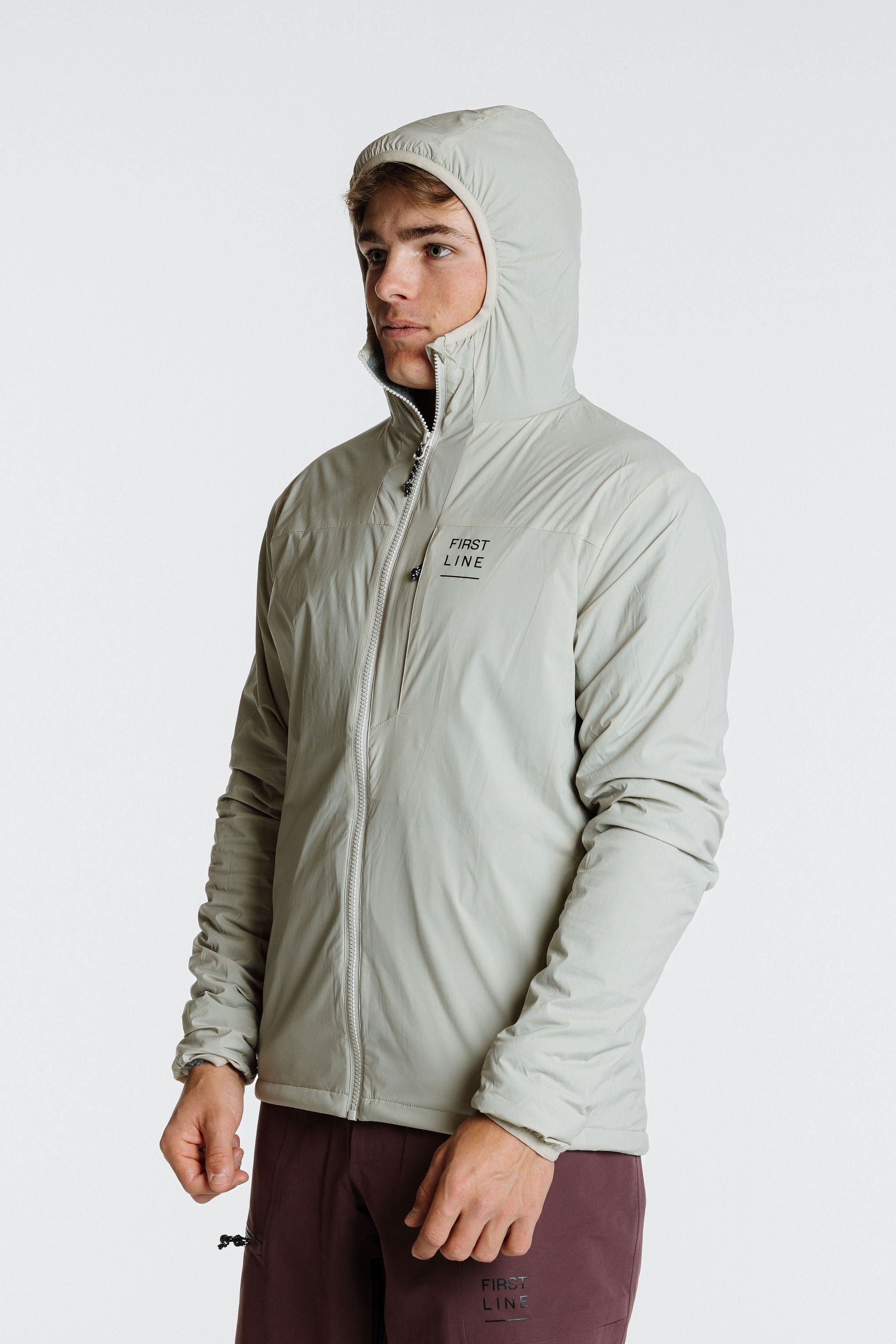 Bliss Hybridjacket Polartecalpha_men_agate stone_sideview hood