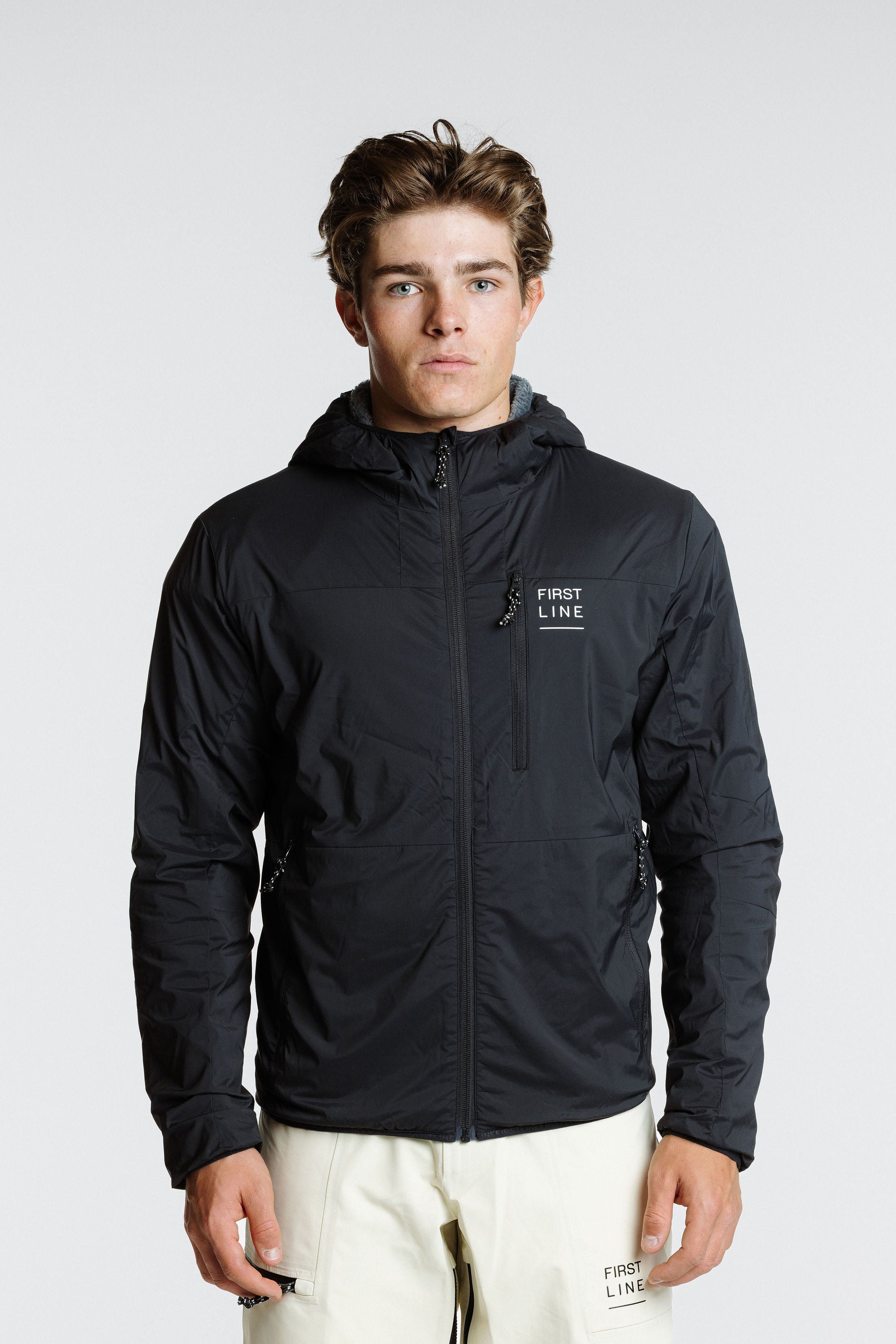 Bliss Hybridjacket Polartecalpha_men_blackgraphite_frontview
