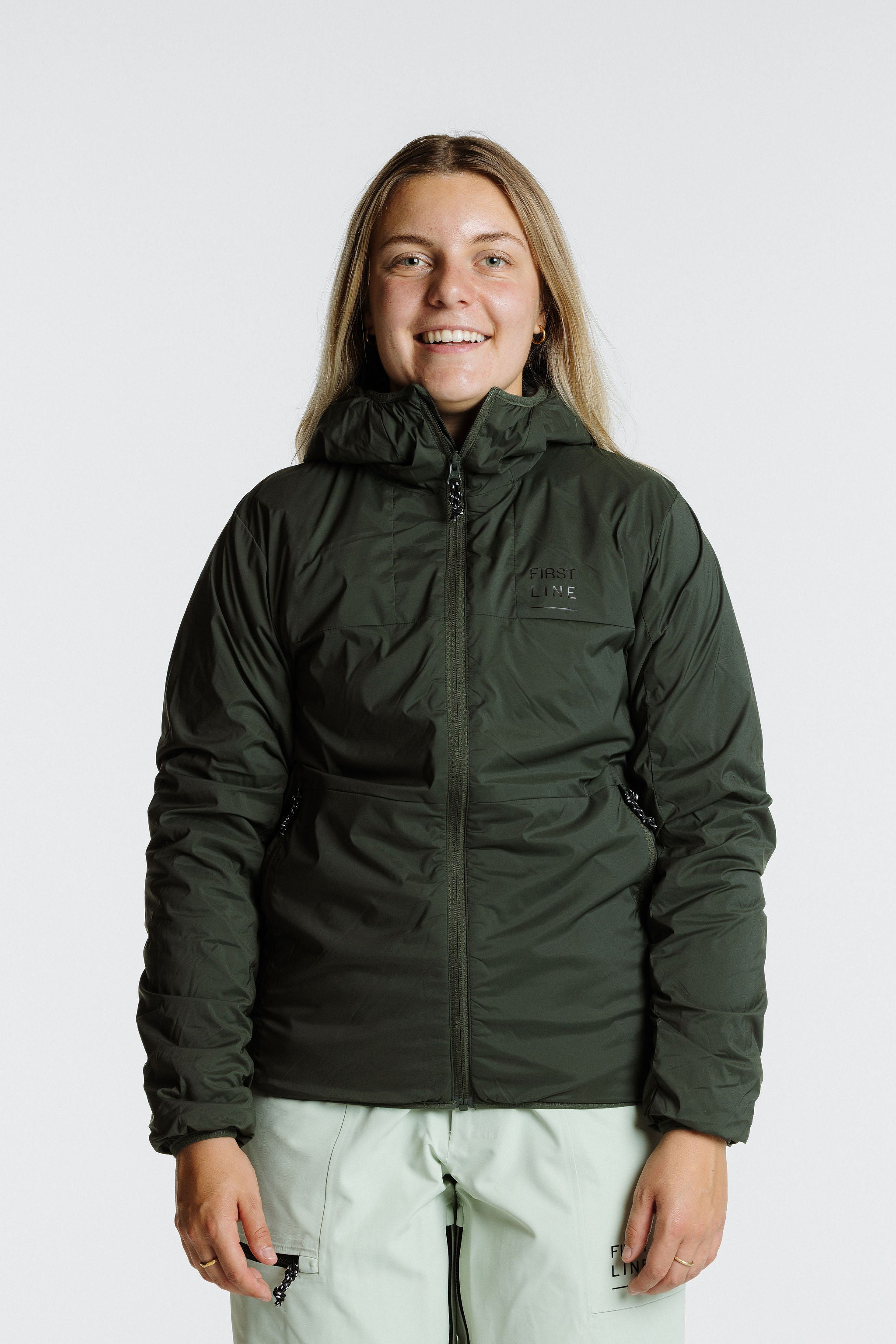 Bliss Hybridjacket Polartecalpha_women_primal olive_frontview