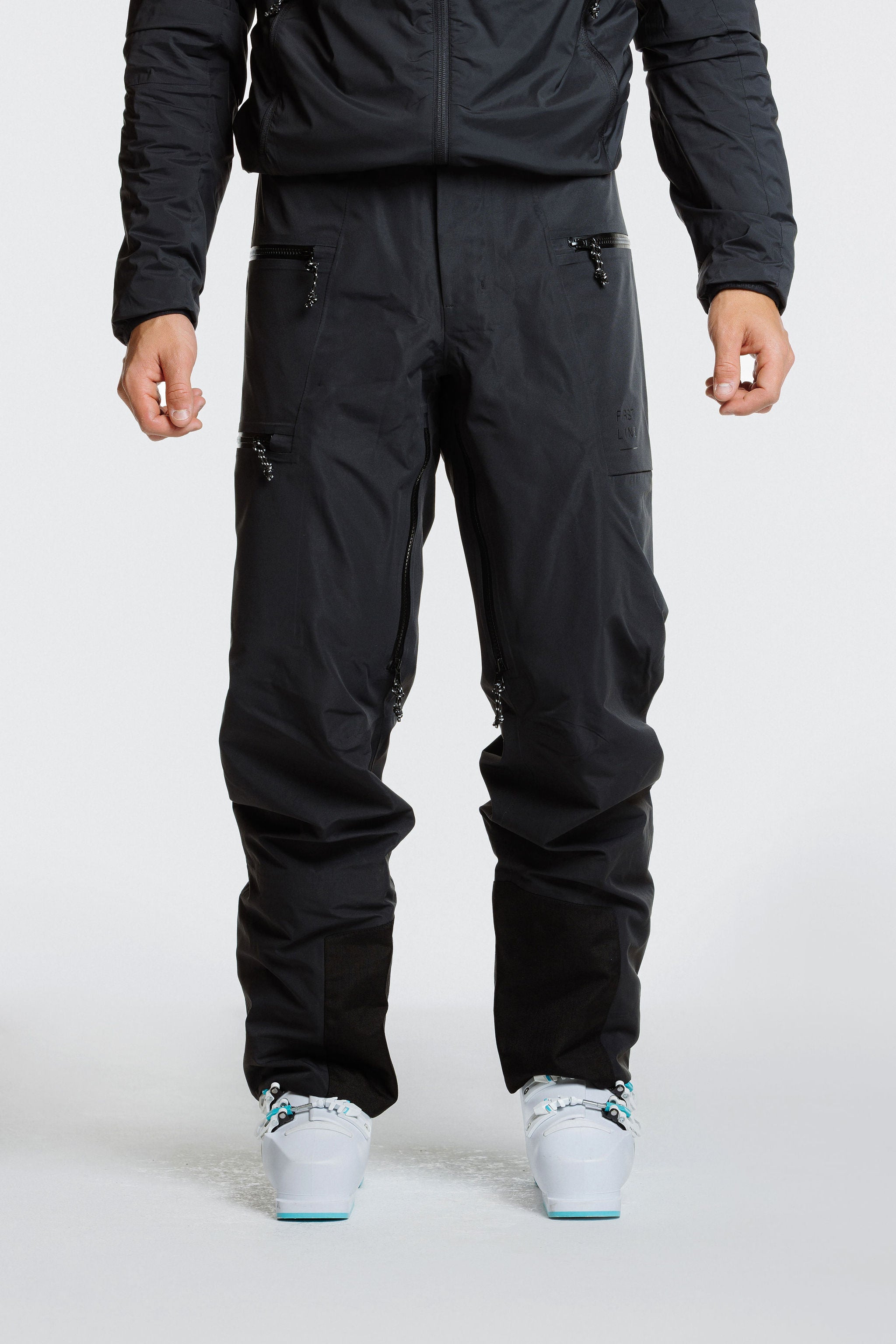 Enjo_3layer_shell_pants_men_black_graphite_frontview