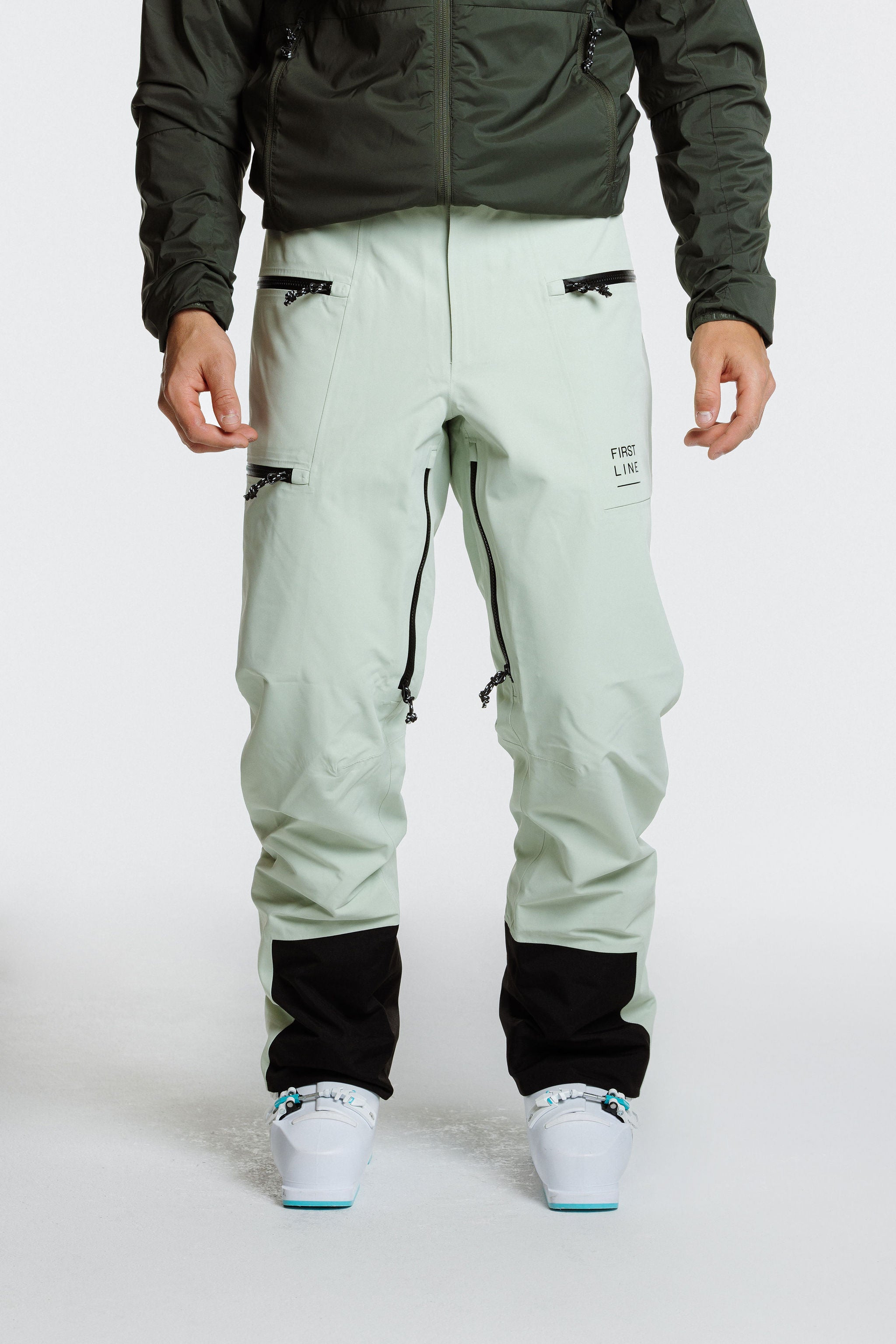 Enjo_3layer_shell_pants_men_soft_sage_frontview