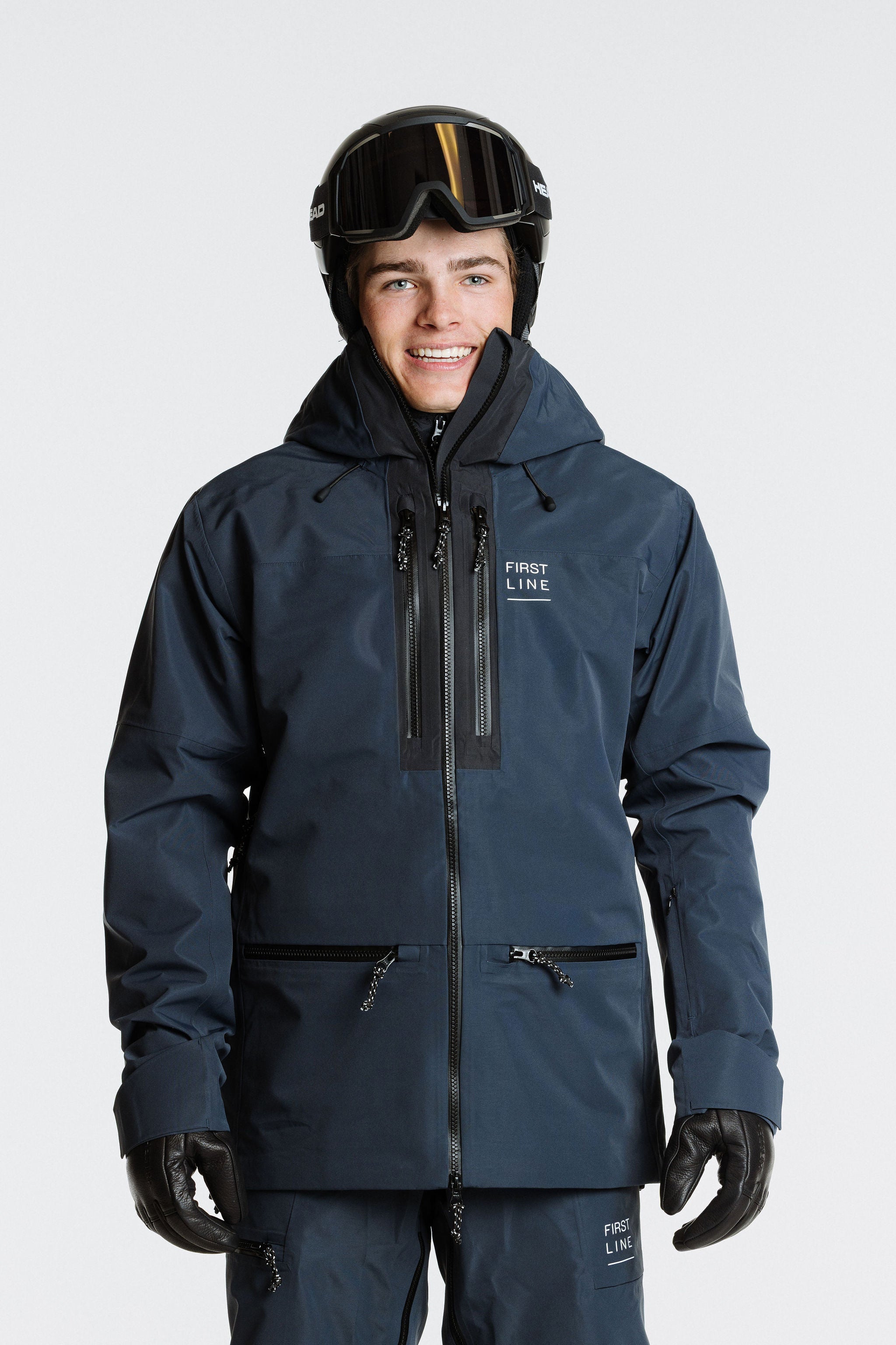 Enjo_3layershelljacket_men_midnightblue_black_graphite_frontview