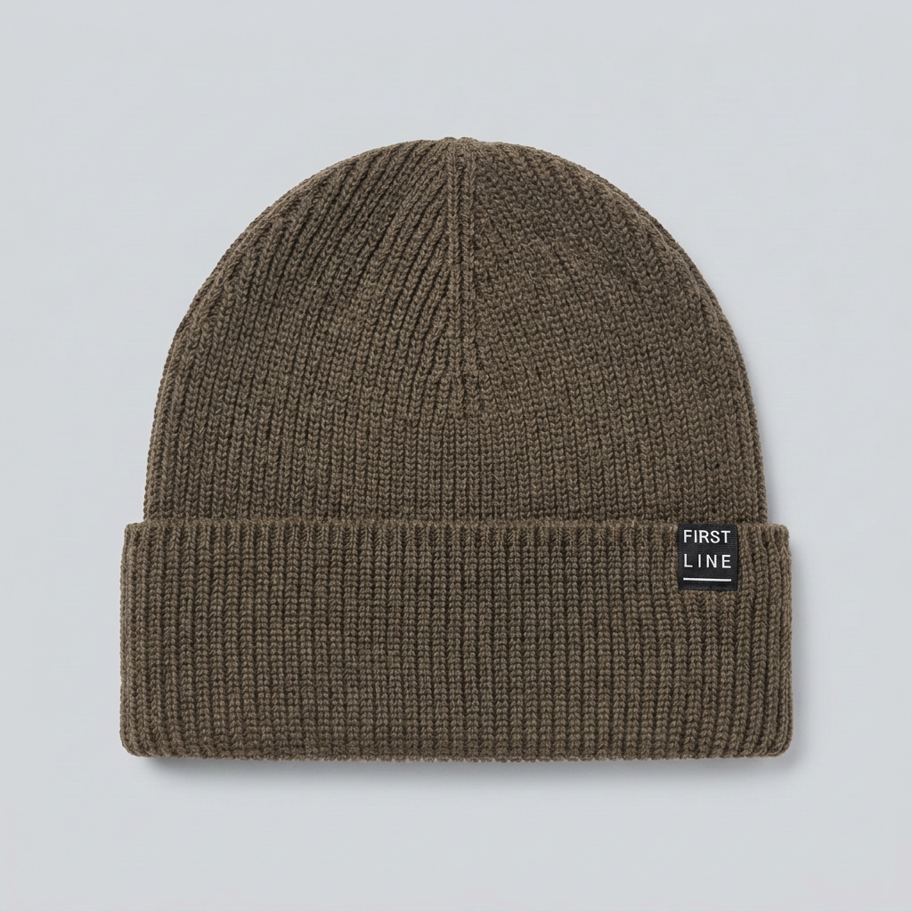 Alpine Merino Beanie in #907954 mit dezenter Melierung