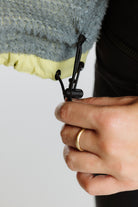 Bliss Hybridjacket Polartecalpha_women_optic green_inside drawcord adjustment detail