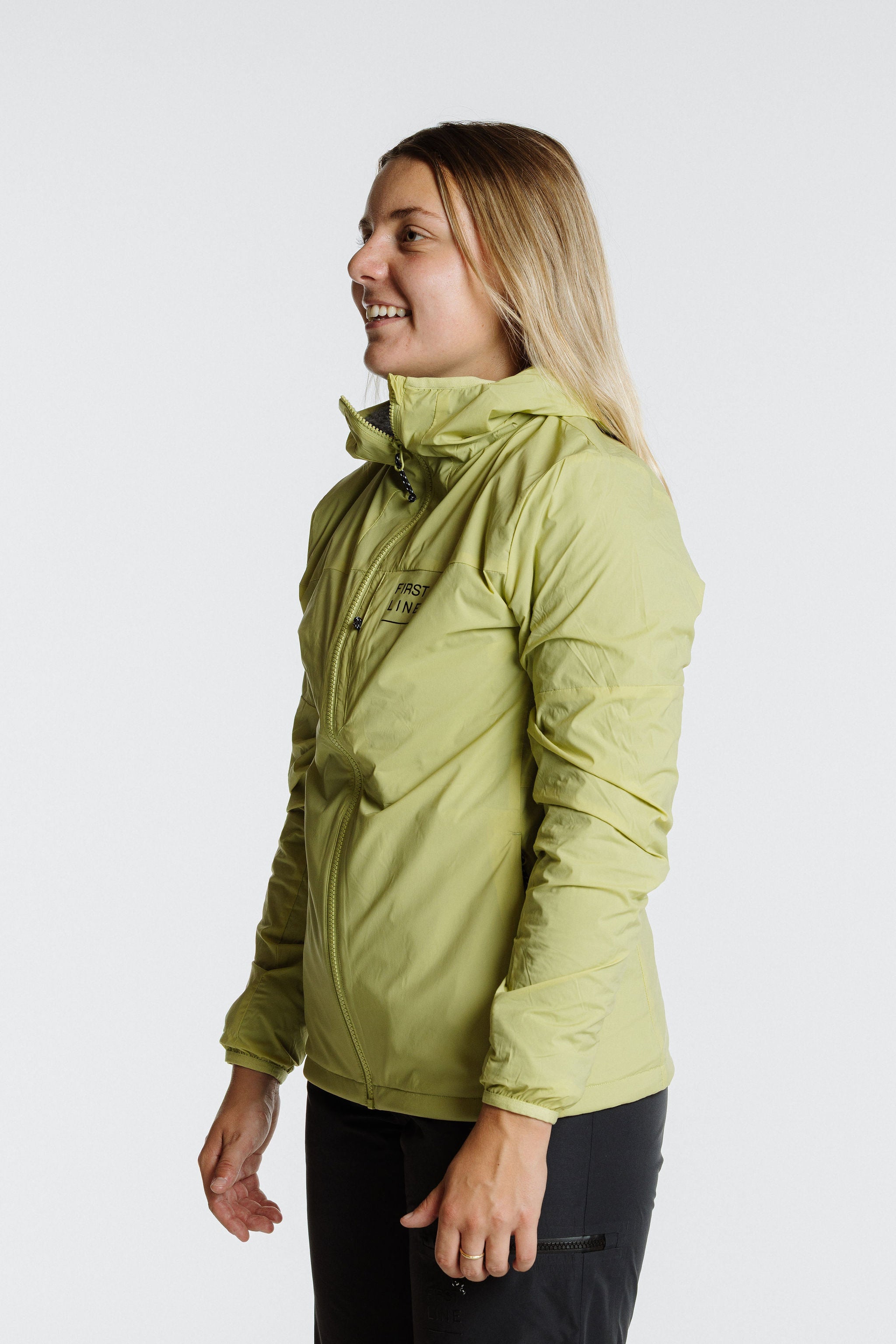 Bliss Hybridjacket Polartecalpha_women_optic green_sideview