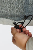 Bliss Hybridjacket Polartecalpha_women_agate stone_drawcord adjustment detail view inside