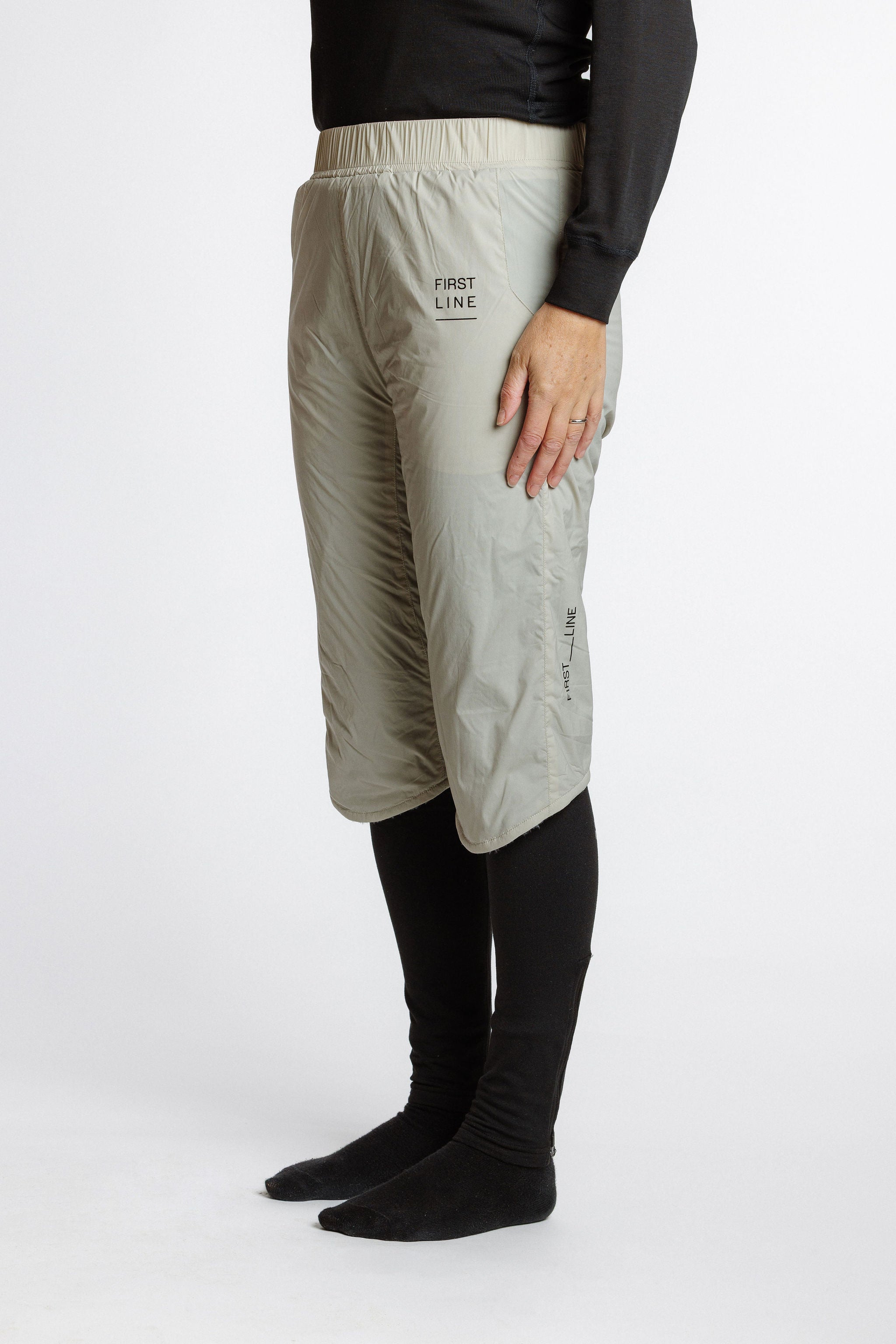 Bliss Shorts Polartecalpha_unisex_agatestone_sideview