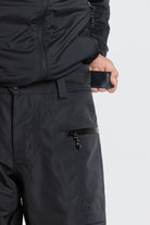 Enjo_3layer_shell_pants_men_black_graphite_waistband_adjustment