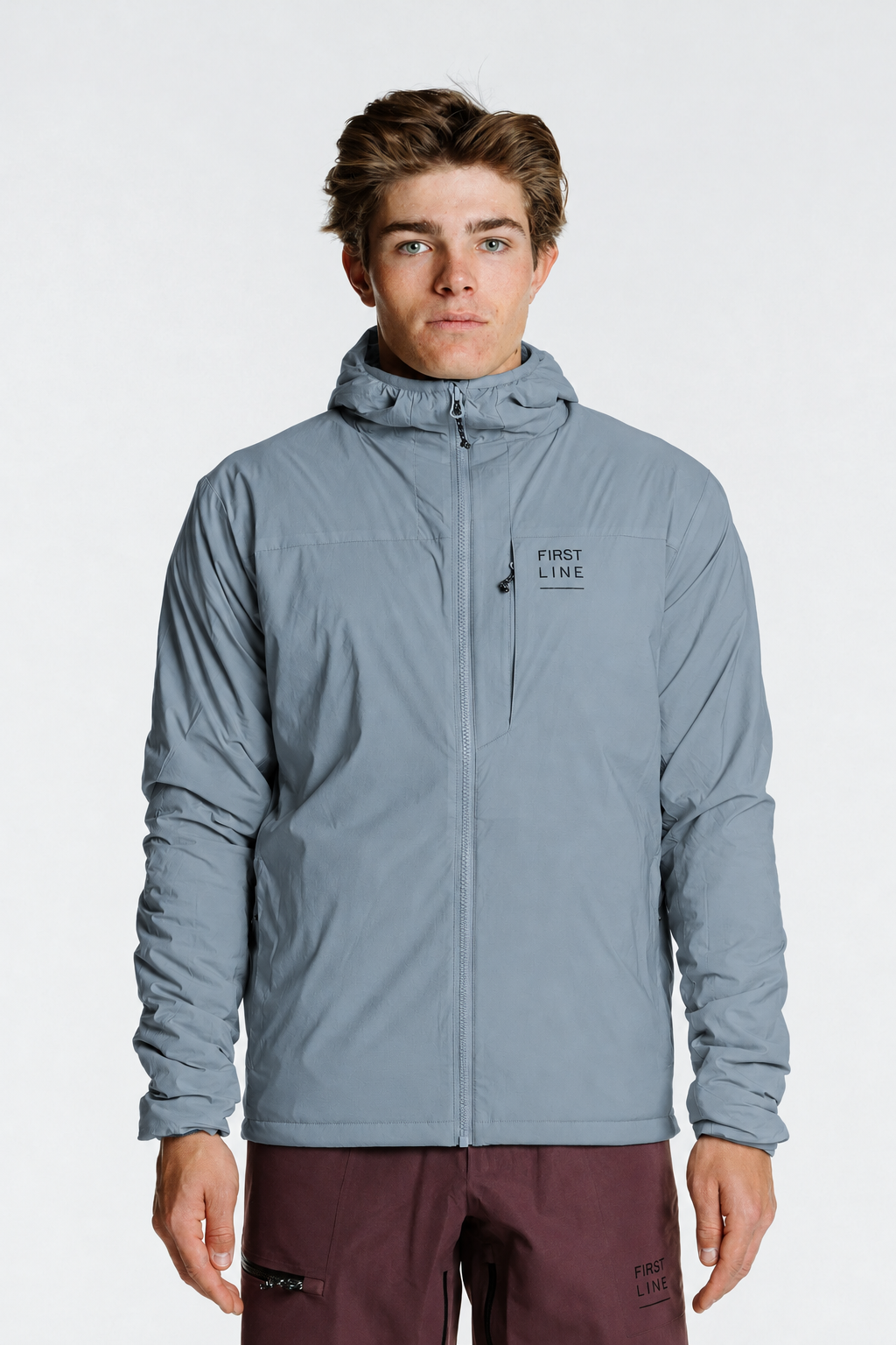 Jacke in Blaugrau #8C9DAD