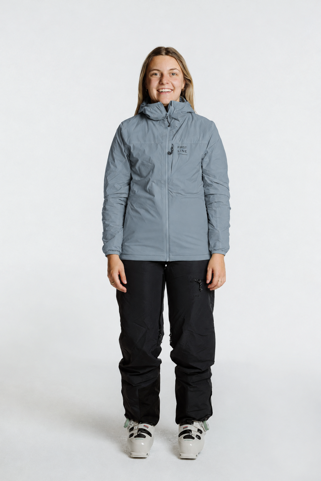 Jacke in Blaugrau #8C9DAD