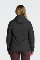 Rückansicht der Jacke in #2D2C2F