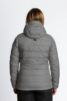 Rückansicht der Jacke in #80817D