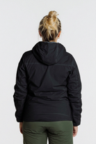 Rückansicht in Schwarz mit schwarzem Logo