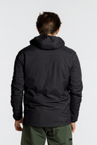 Rückansicht in Schwarz mit schwarzem Logo