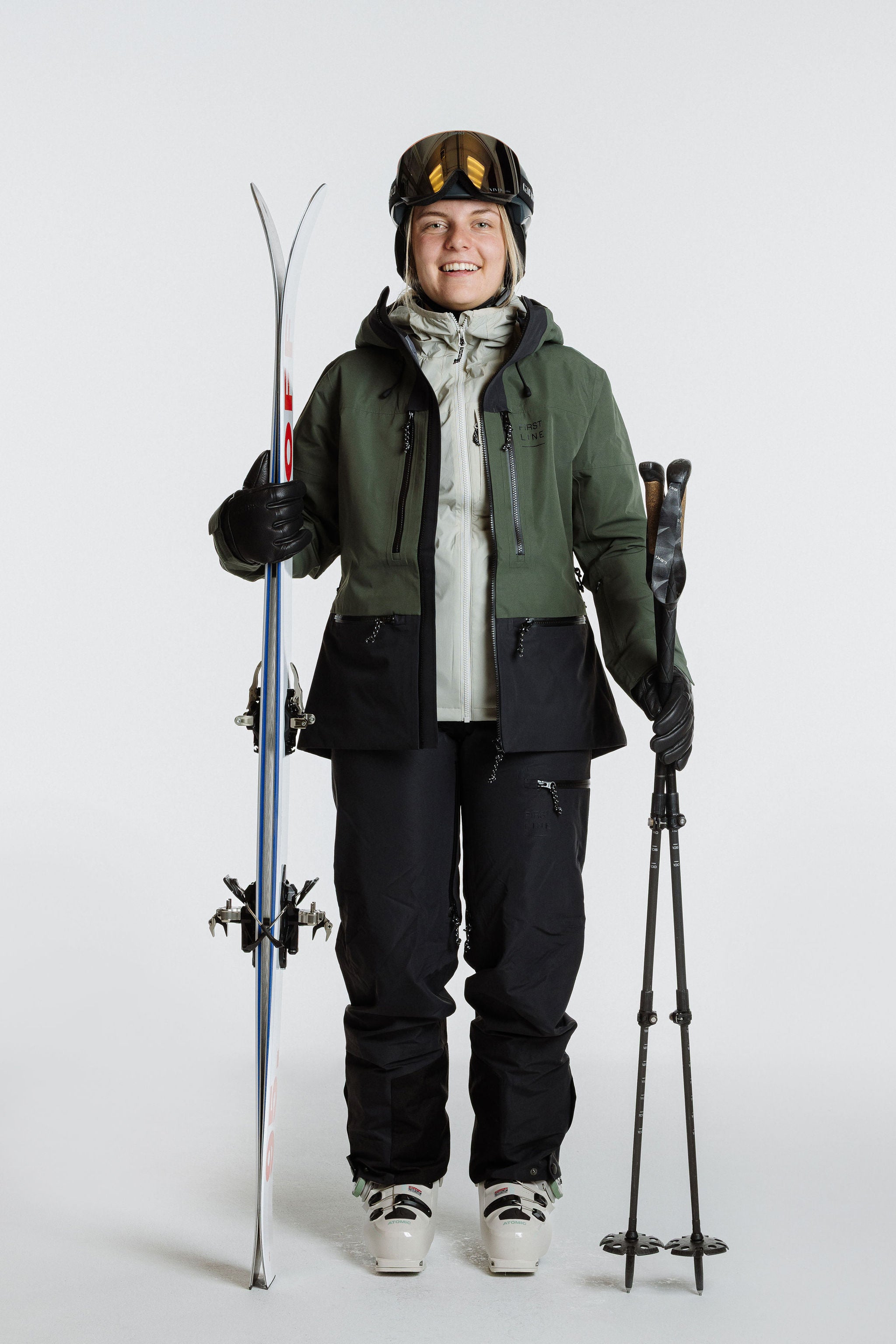 3-lagen shell_women_primalolive_blackgraphite_ski_outfit